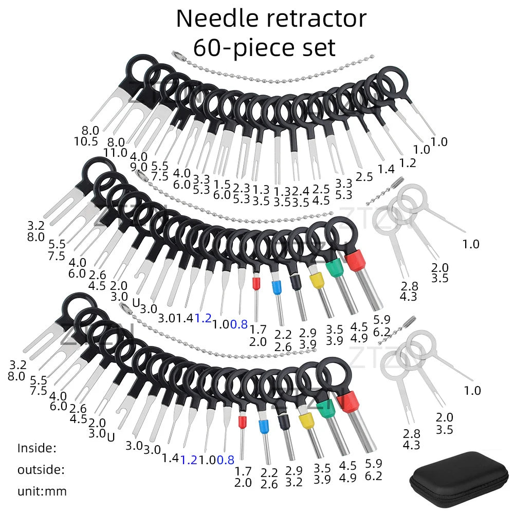 Optionen für Automotive Connector Terminal Removal Kit