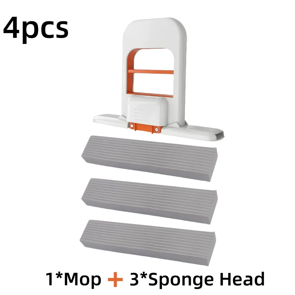 Conjunto de esfregona esponja mini com autotorção