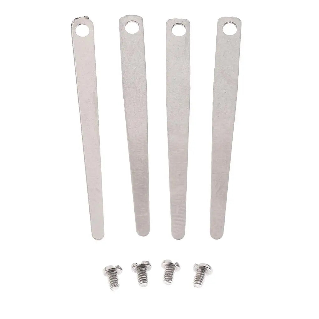 4 molas planas para saxofone com parafusos