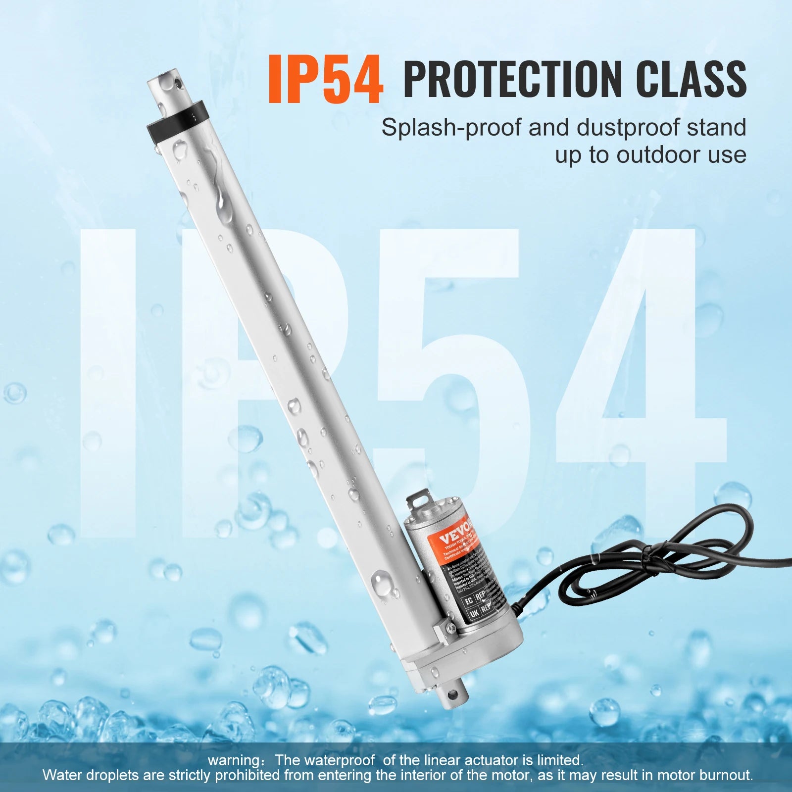 12V Linear Actuator 1000N Electric Motor with Multiple Stroke Options