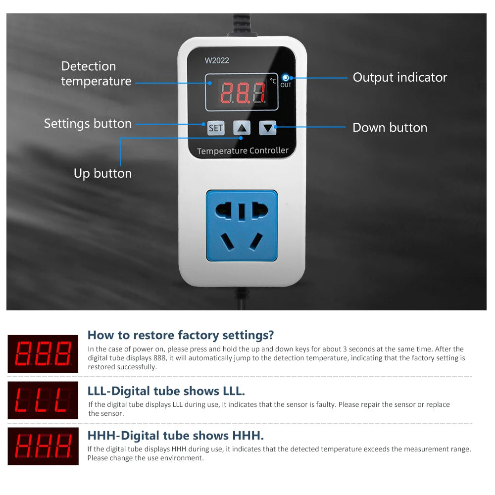 W2022 Plug-In Temperature Controller