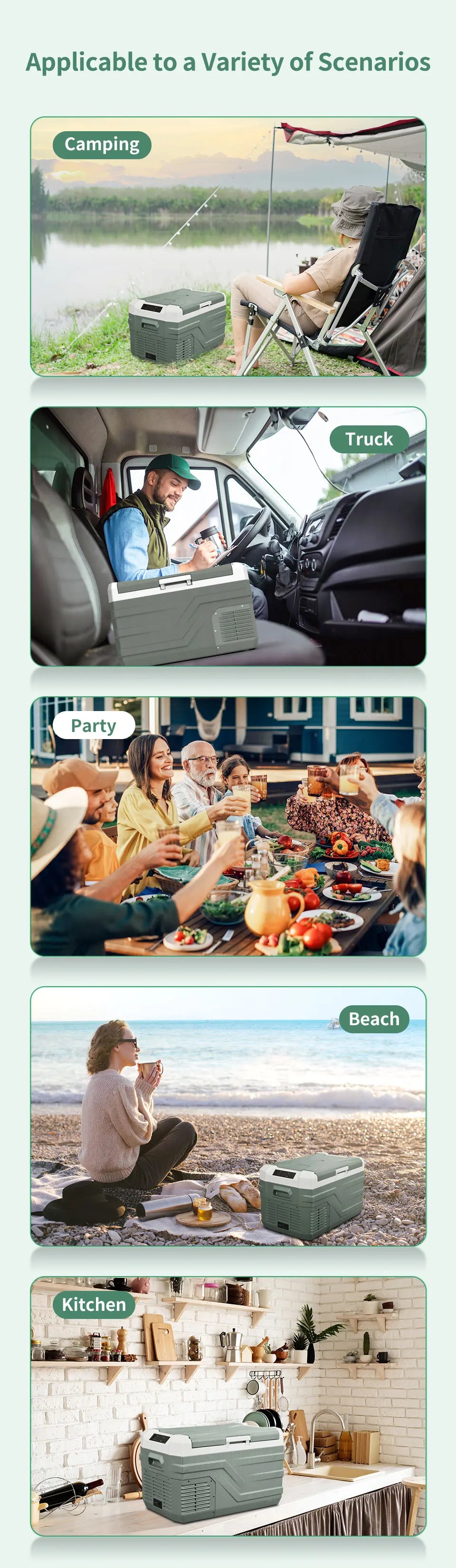 Alpicool Portable Car Refrigerator Freezer 25L 35L 45L