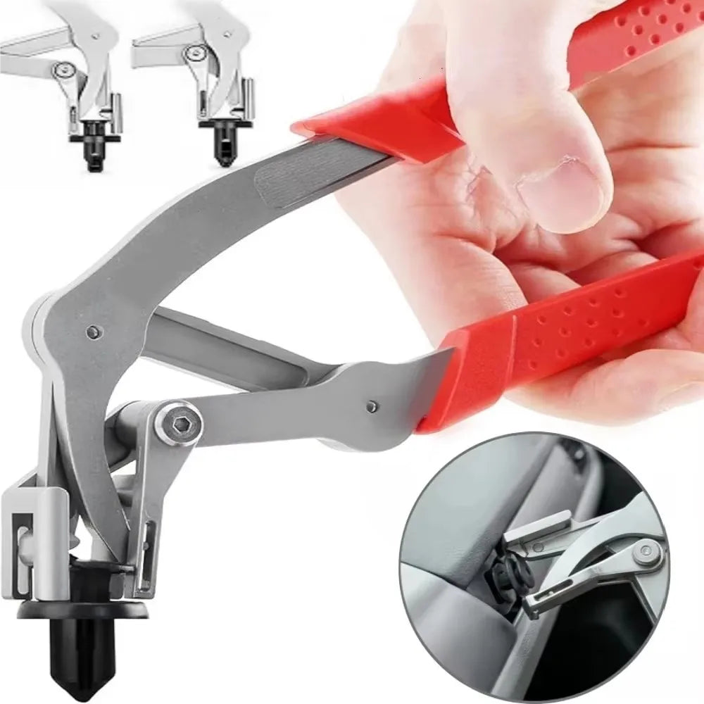 Spring-Assisted Automotive Clip Removal Pliers