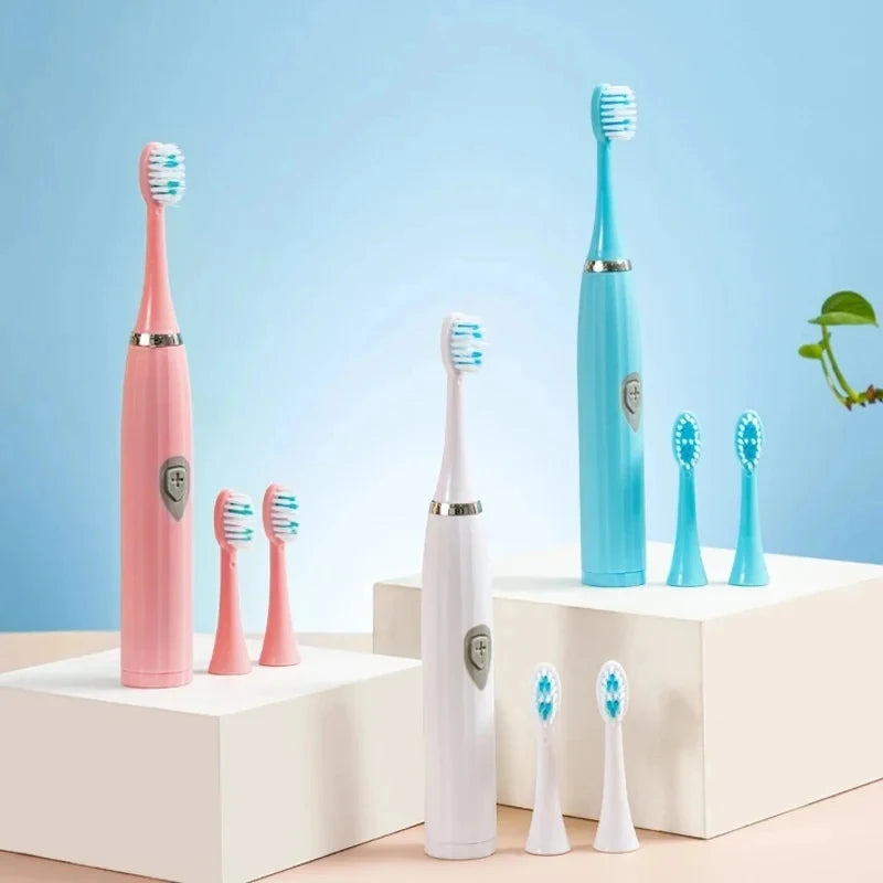 Electric Toothbrush for Adults Soft DuPont Bristle Portable Battery Endurance IPX6 Waterproof Intelligent Effective Oral Care 