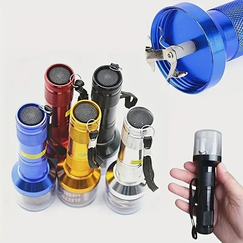 Portable Electric Spice and Herb Grinder, Metal Body