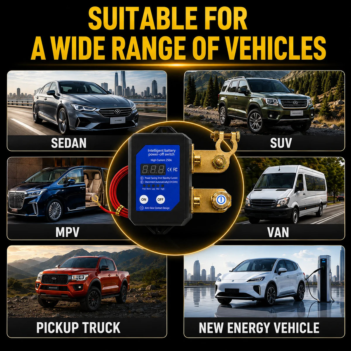 12/24V Remote Battery Disconnect Switch