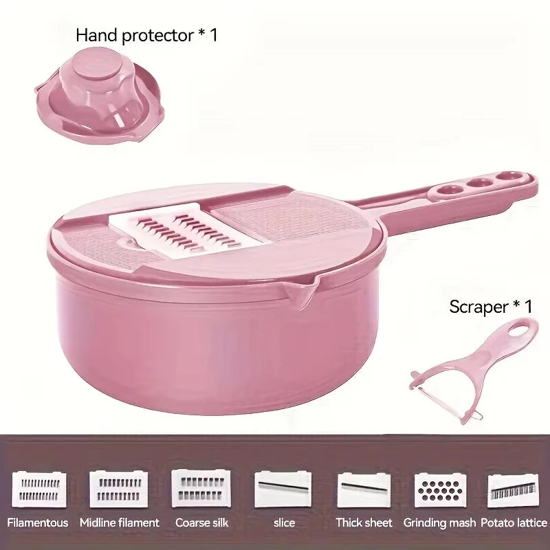 9 in 1 Vegetable Cutter Multi-Functional Potatoes Manually Cut Shred Slicer Grater Kitchenware Acceesories Tools 