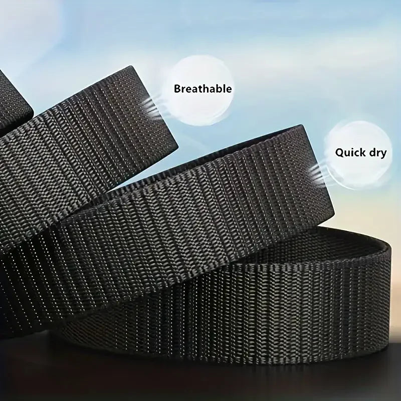 2PC Military Automatic Buckle Nylon Belt Outdoor Hunting Multifunctional Tactical Canvas Belt High Quality Men And WomenBelt 