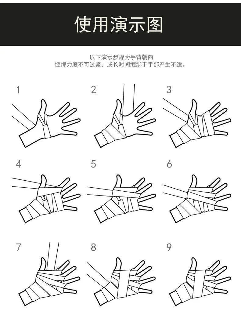 2PCS 1.5/2/3/5M Boxing Training Bandages Cotton Sports Bandages Sanda Kick Boxing Mma Hand Gloves Wraps Belt Boxing Sports Strap 