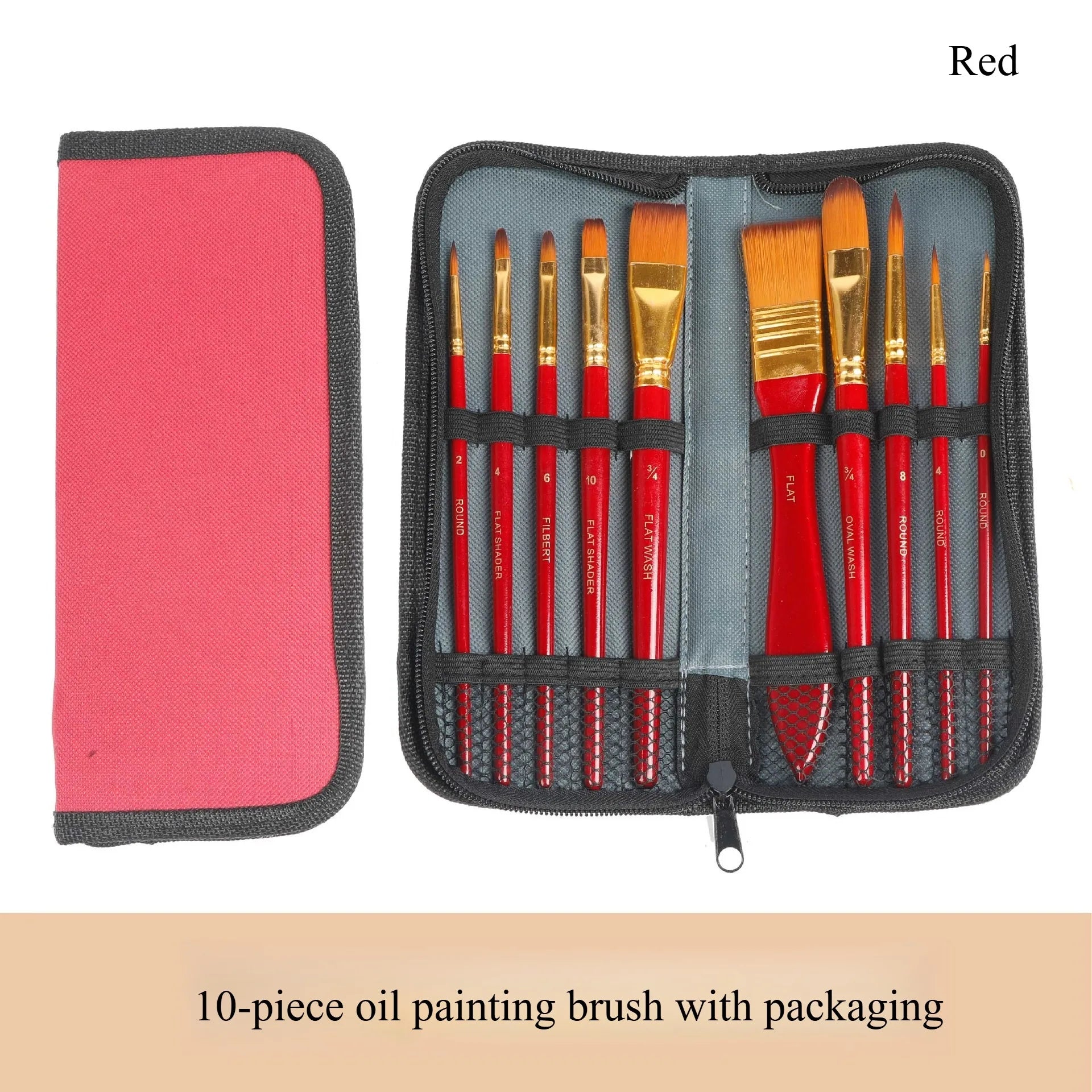 Zestaw ultra-cienkich pędzli do farb akrylowych i detali miniaturowych