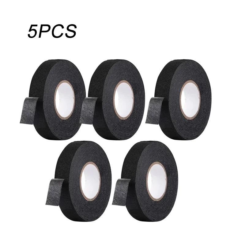 Electrical Insulating Tape Heat Resistant Harness Tape 9/15/50MM Car Cable Harness Wiring Loom Protection Waterproof Tape 