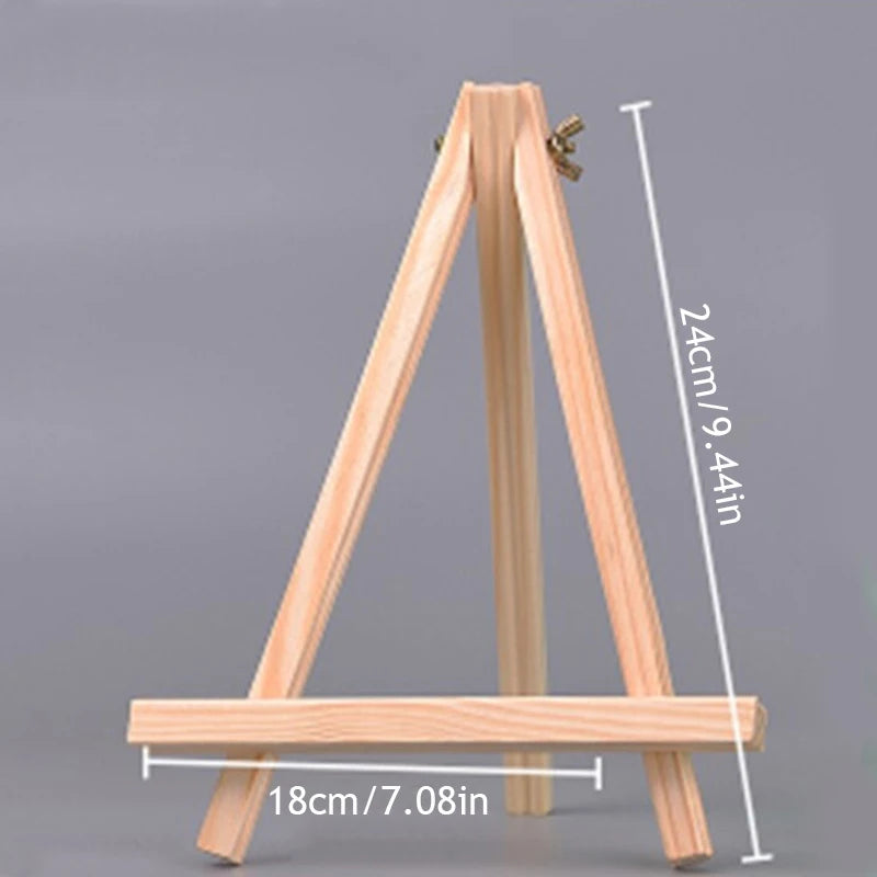 Natural Wood Mini Easel Display Stand