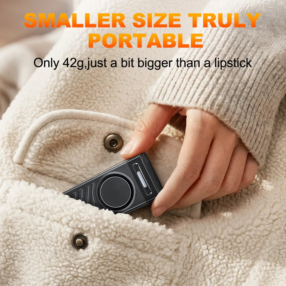Portable Door Stop Alarm 130dB Sound Light Security Alarm Anti-Theft Anti-Wolf Adjustable Sensitivity Long Battery Life Alarm