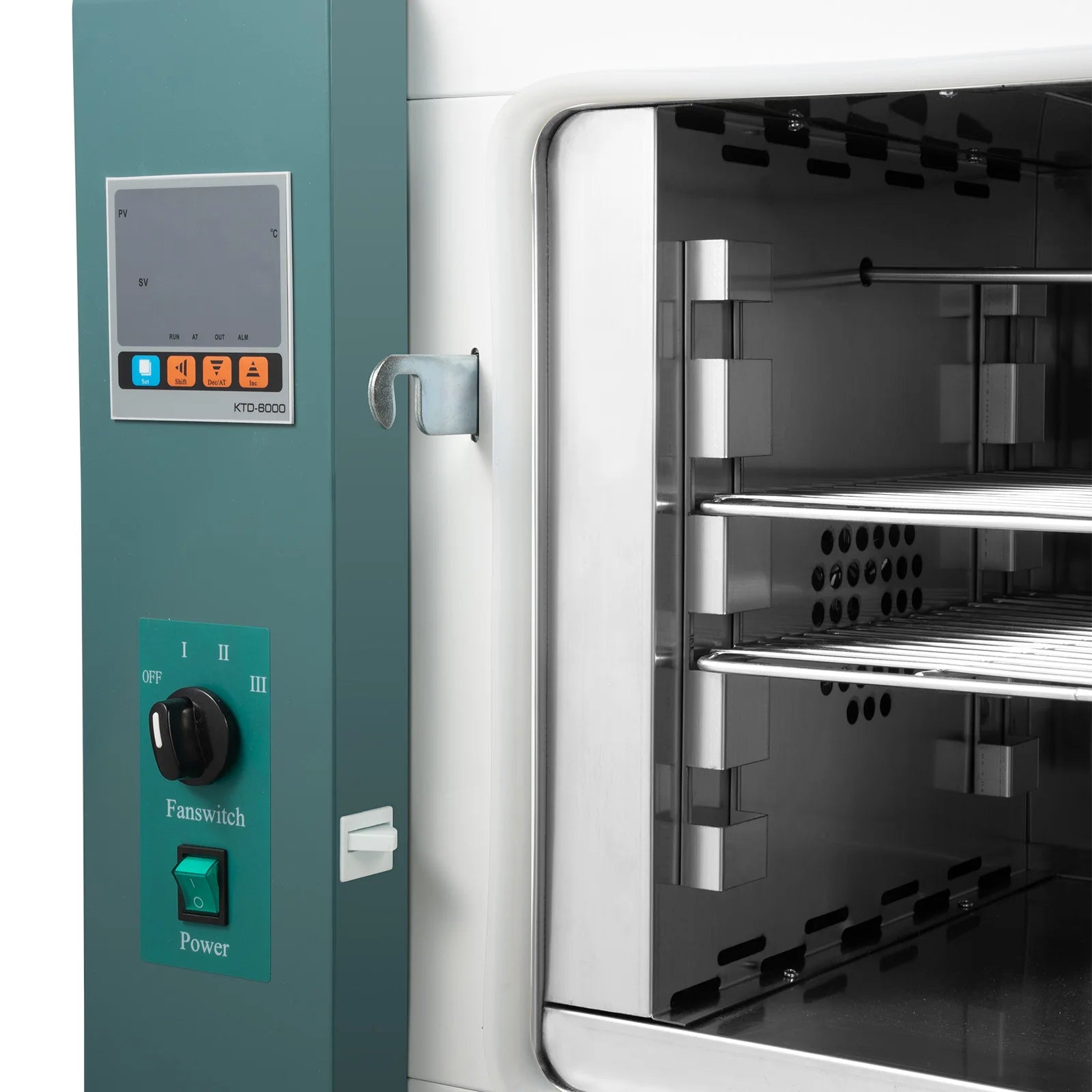 Horizontal Electric Blast Drying Oven, 1000W 45L/12Gal Stainless Steel Thermostatic Incubator Box,w/Temperature Controller
