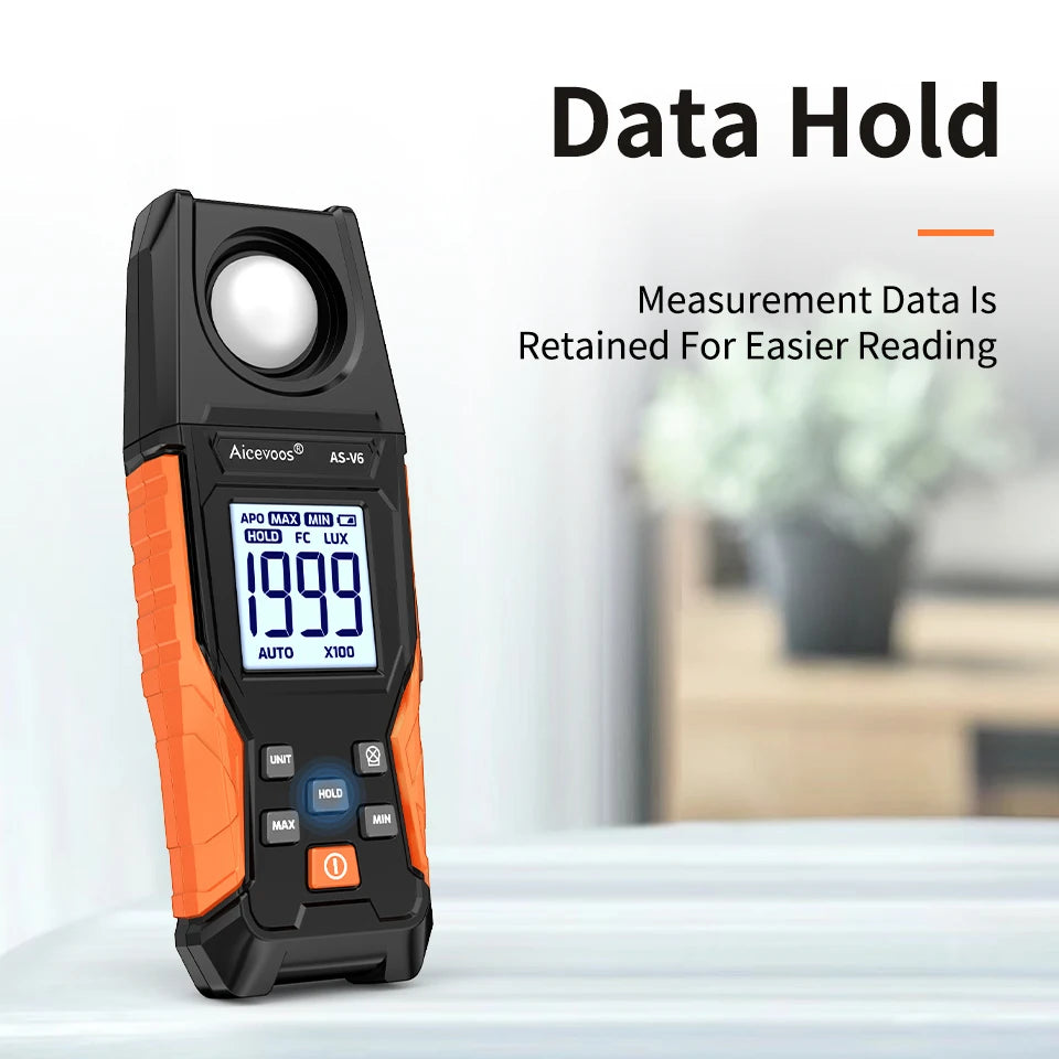 AS-V6 Handheld Digital Illuminance Meter