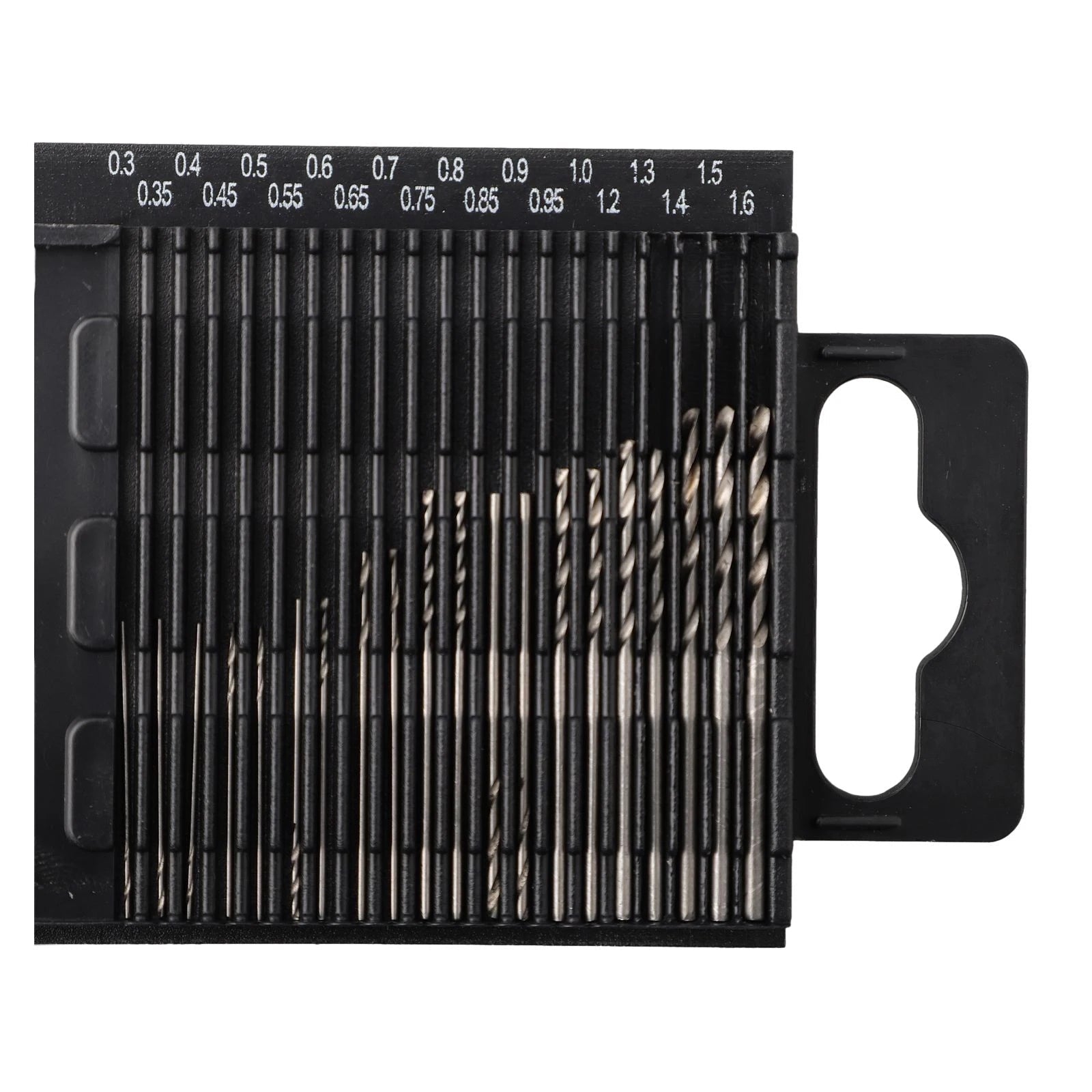 20Pcs Drill Bits For Precision Crafts Jewellery Watch Repair Model Making Hobby Work Electronics 0.3mm-1.6mm Mini HSS Spiral Dri 