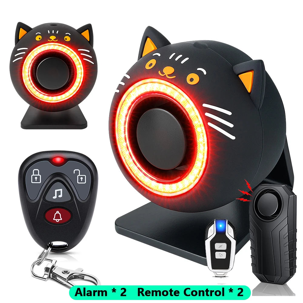 Extractme 120dB kabelloser Auto-Alarm Fahrzeugschutz-System Gerät 3-Stufige Empfindlichkeit Fahrzeug Alarm Anlage Auto-Accessoires