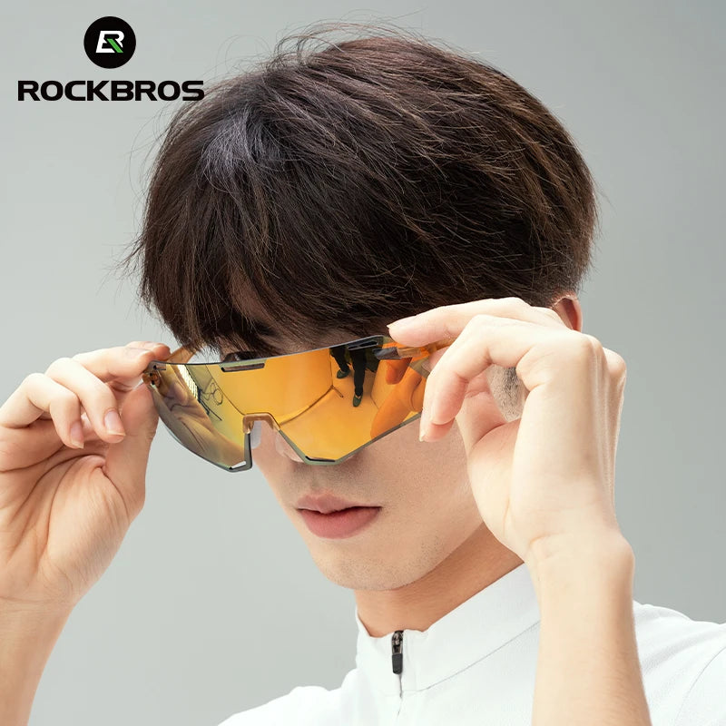 Photochromic Cycling Glasses with TR90 Frame