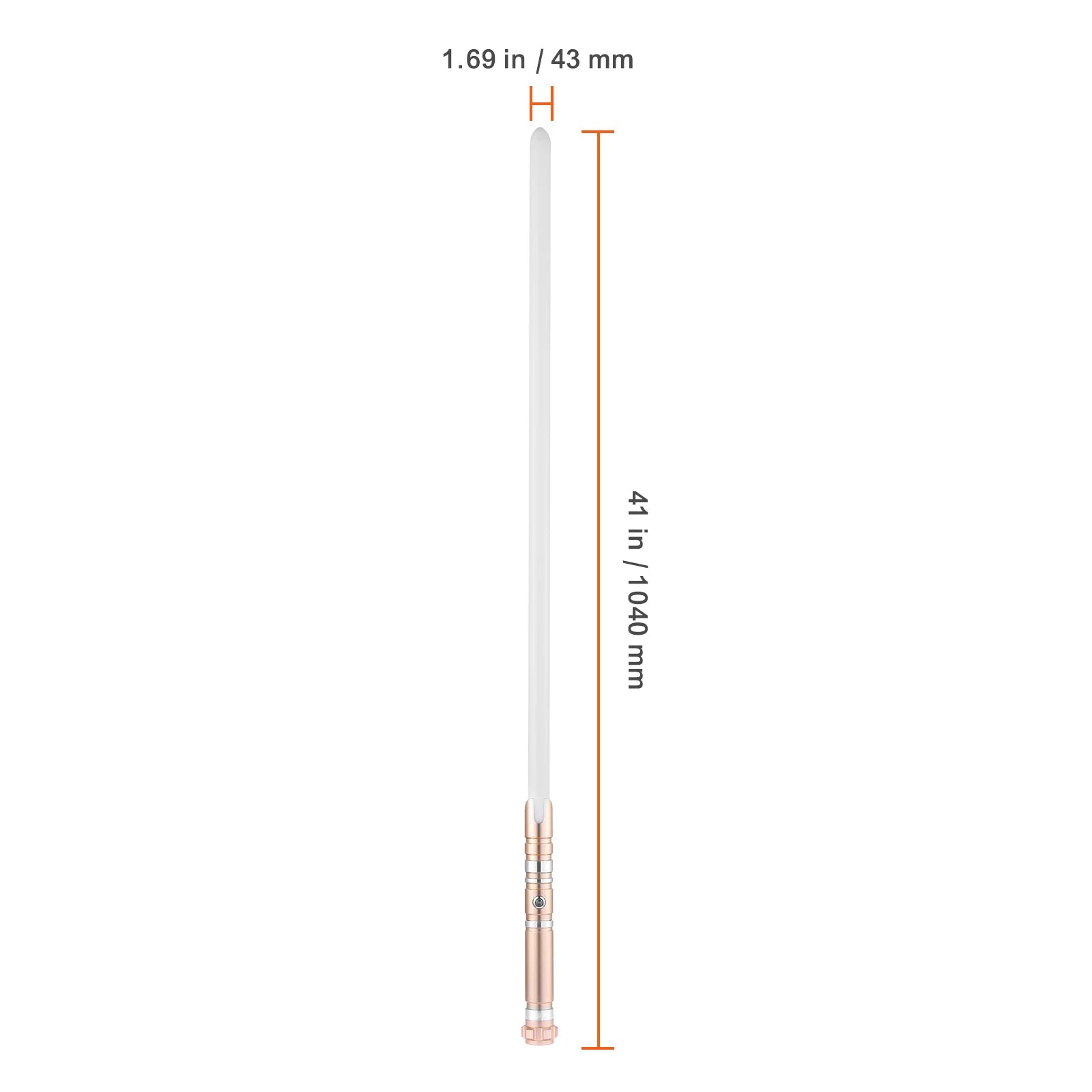 RGB Lightsaber with Sound Effects & Metal Handle Rechargeable
