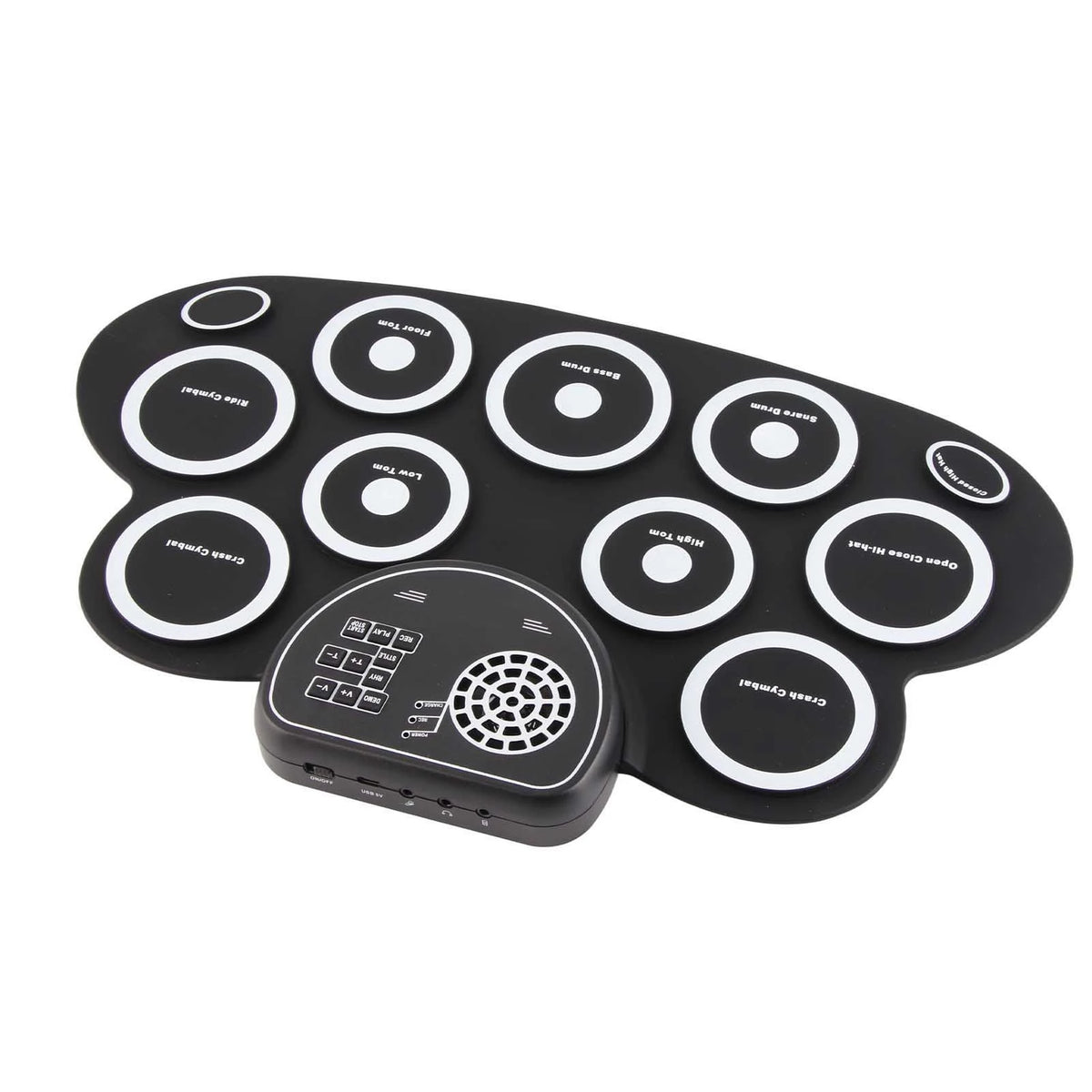 Aufwickelbares elektronisches Schlagzeug-Pad-Set