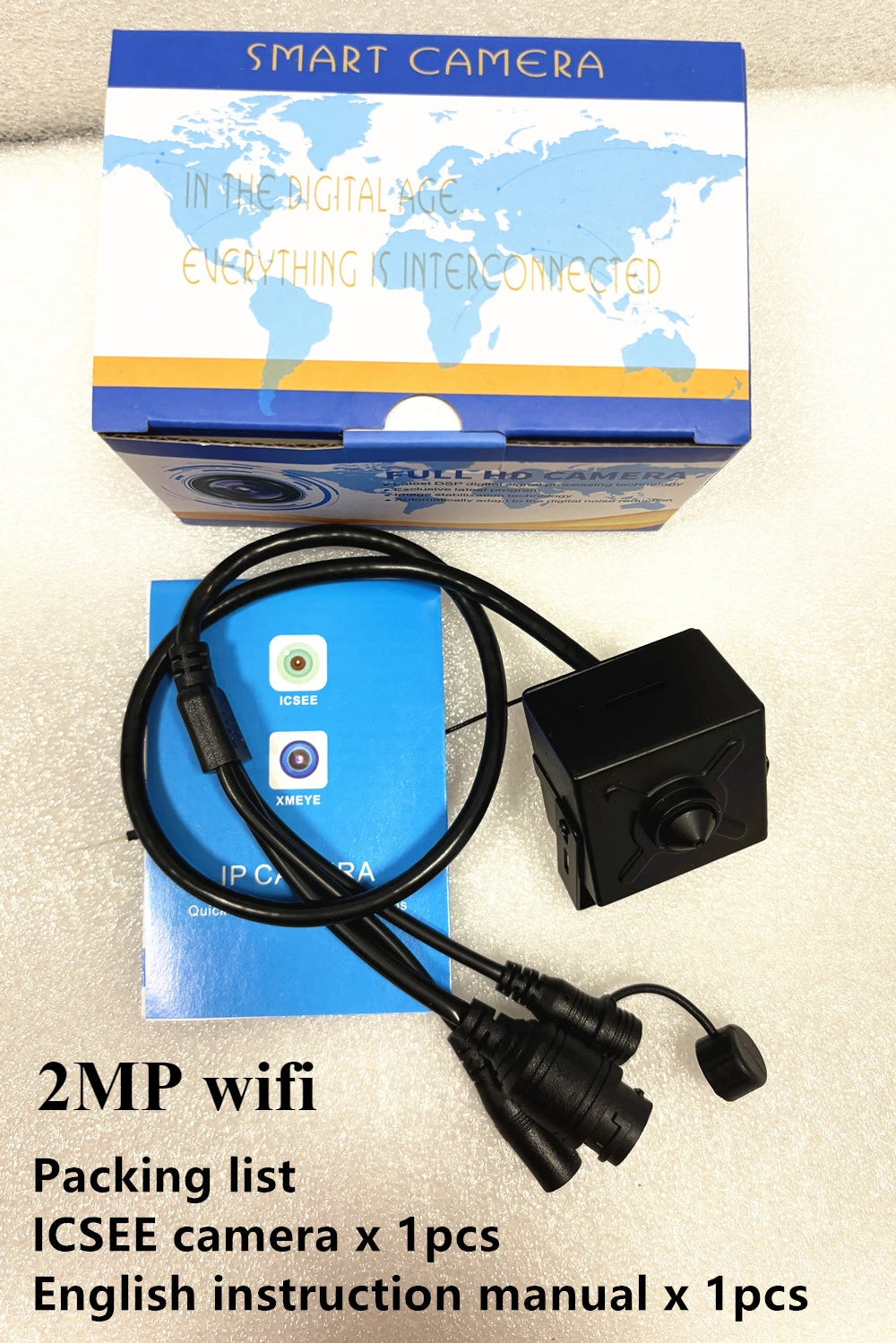 Câmara IP WiFi 4K 8MP para Monitorização Interior