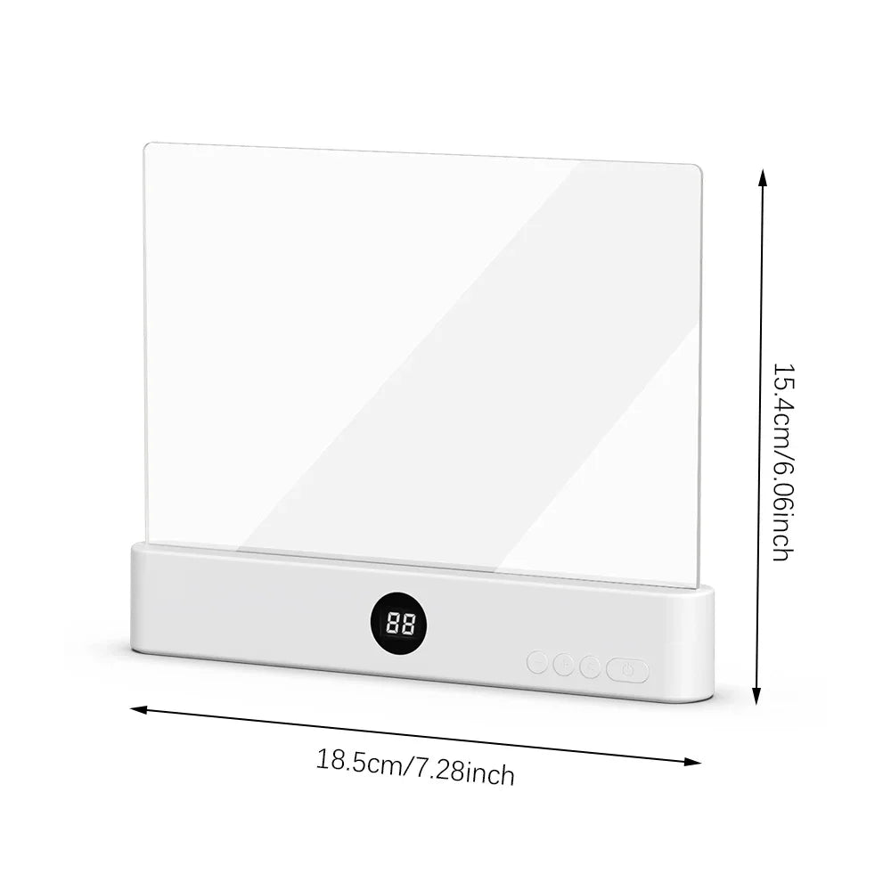 Genopladelig LED-boglampe med timer