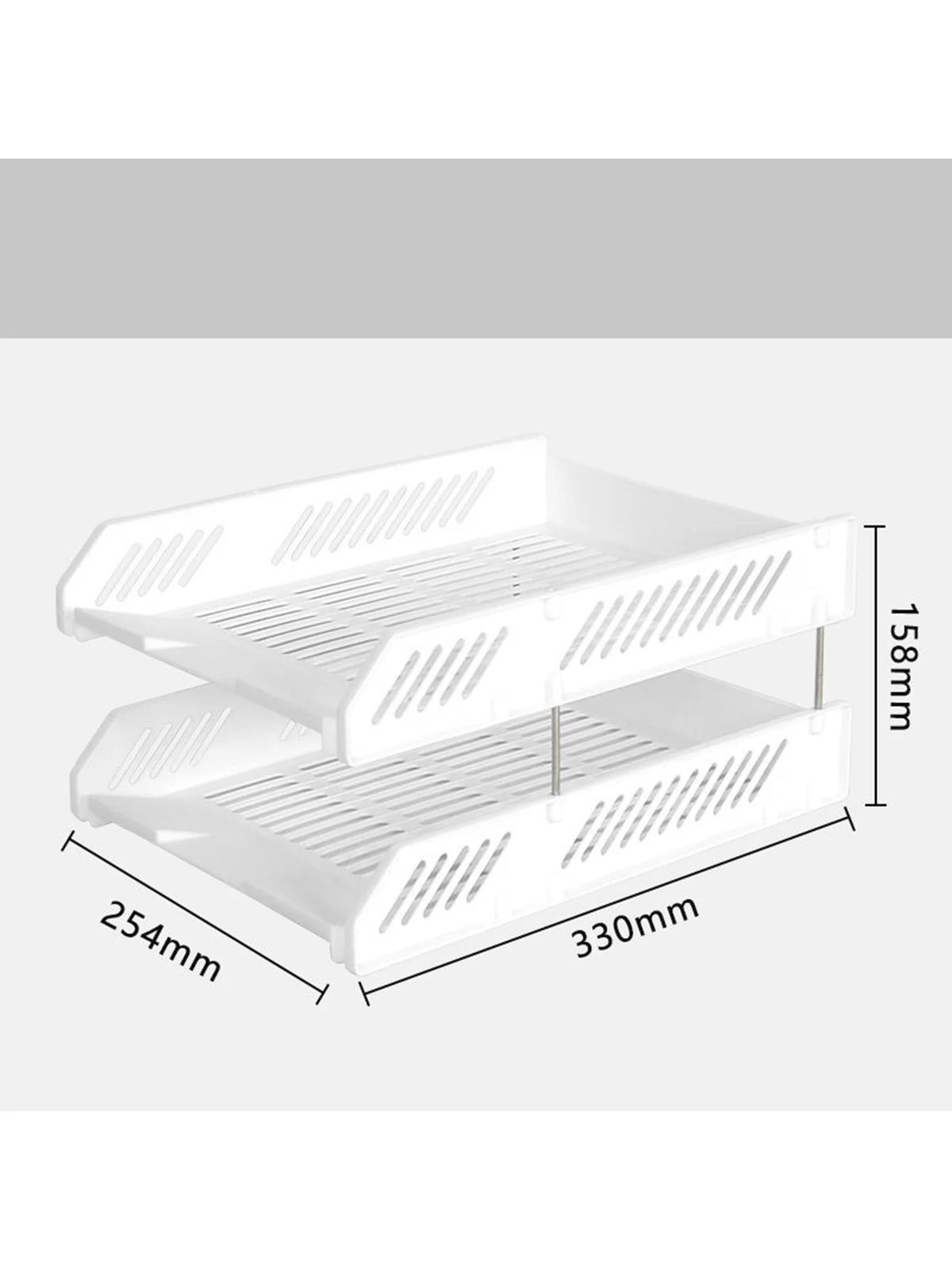 Two-Level A4 Document Tray, Colour Options