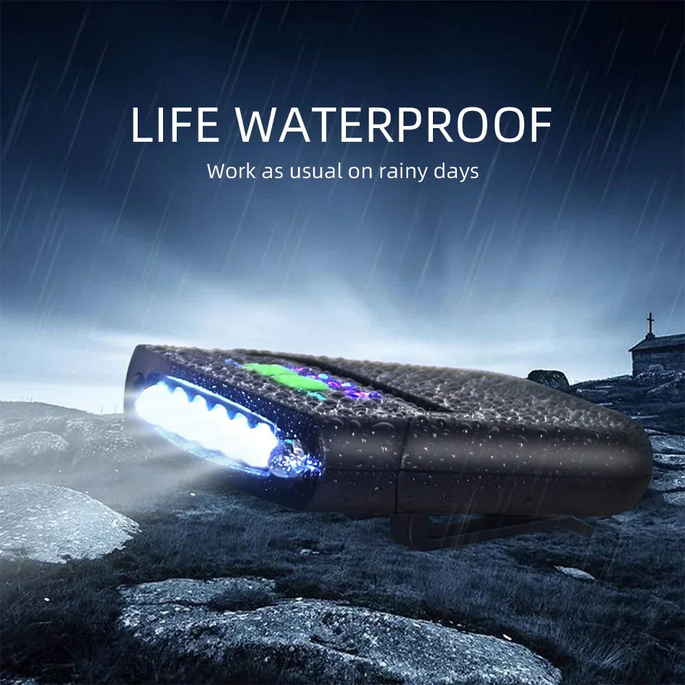 LED Headlamp Mini Clip On Cap Hat Light Head Torch Fishing Camping Lamp USB Rechargeable Head Lamp Portable Lighting Headlight