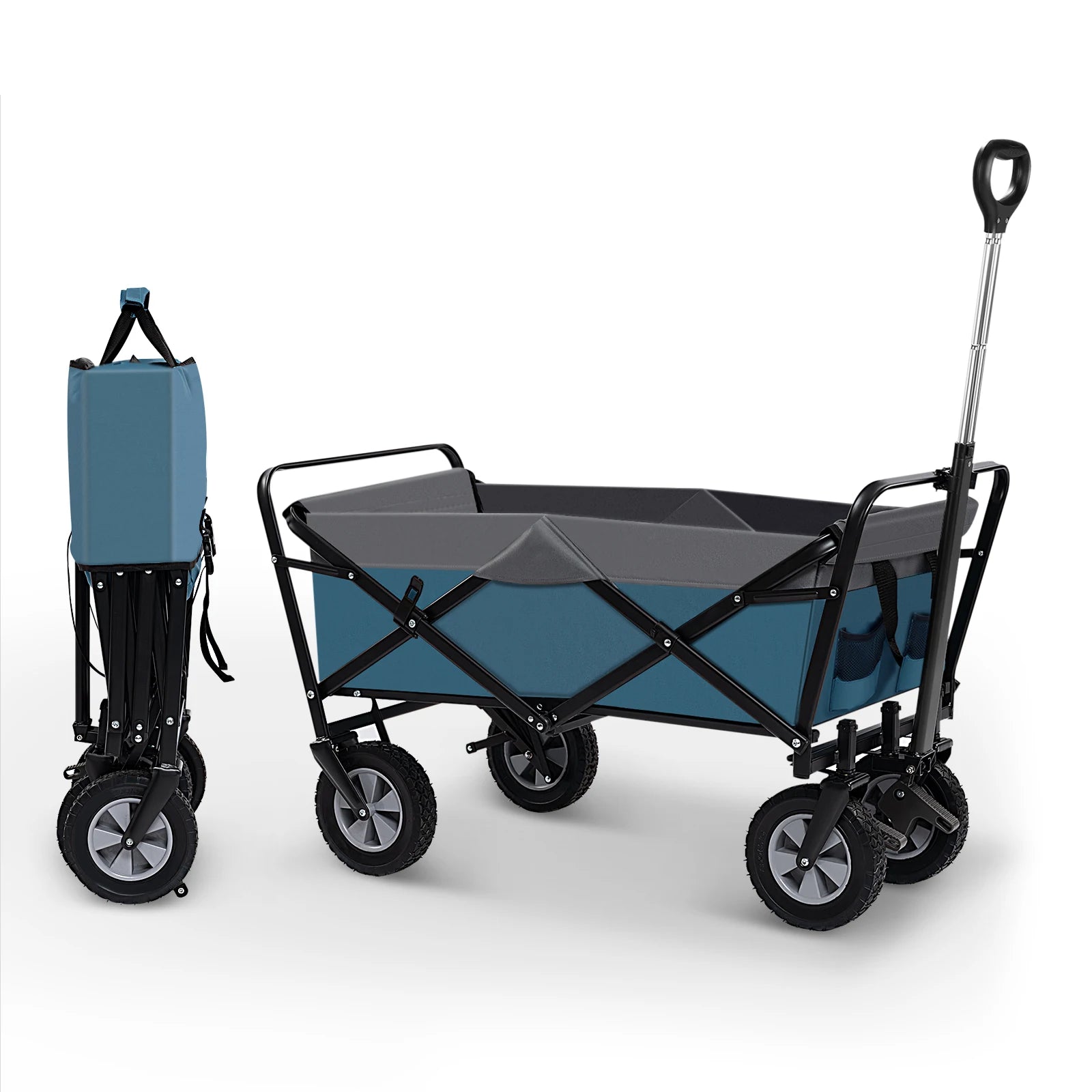 Katlanabilir El Arabası 100L Taşınabilir Plaj ve Bahçe Arabası