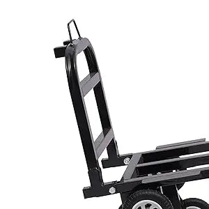 Stair Climbing Cart 460lbs Capacity, Portable Folding Trolley with 6 Wheels, Stair Climber Hand Truck with Adjustable Handle for Pulling, All Terrain Heavy Duty Dolly Cart for Warehouse (Style-C)