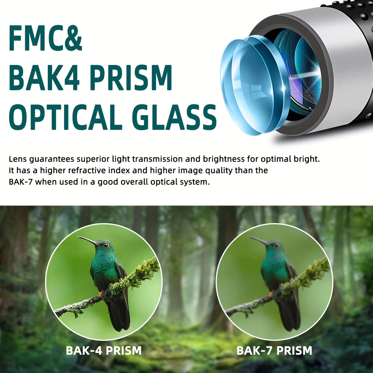 7x18 Compact Monocular for Outdoor Viewing