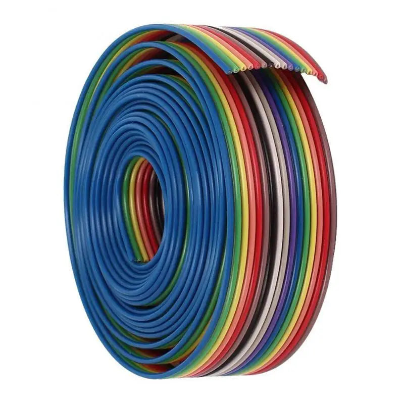 2 Meter 16P Cable Rainbows Flat Wire Support Wire Welding Cable Connector Wire Ribbon Extension Cable