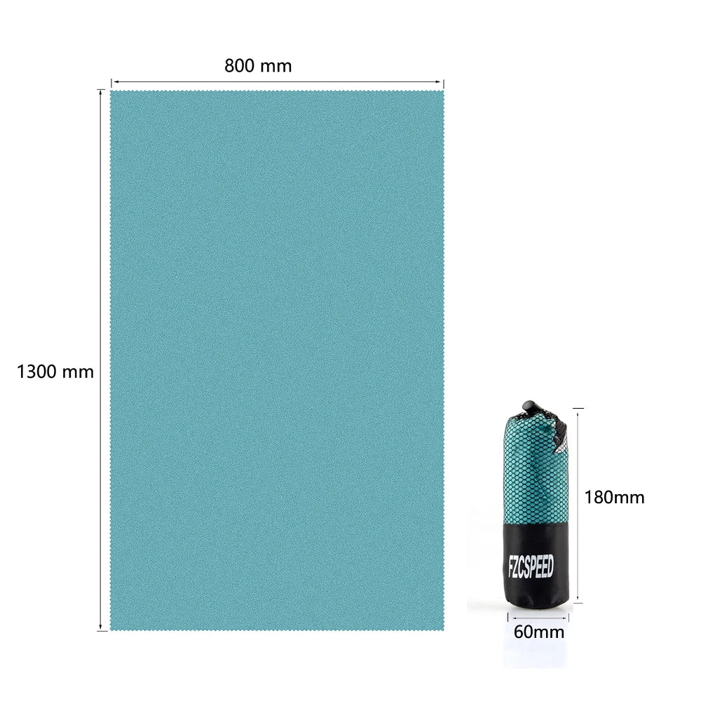 Seyahat, Spor ve Açık Hava Kullanımı İçin Hızlı Kuruyan Emici Banyo Havlusu