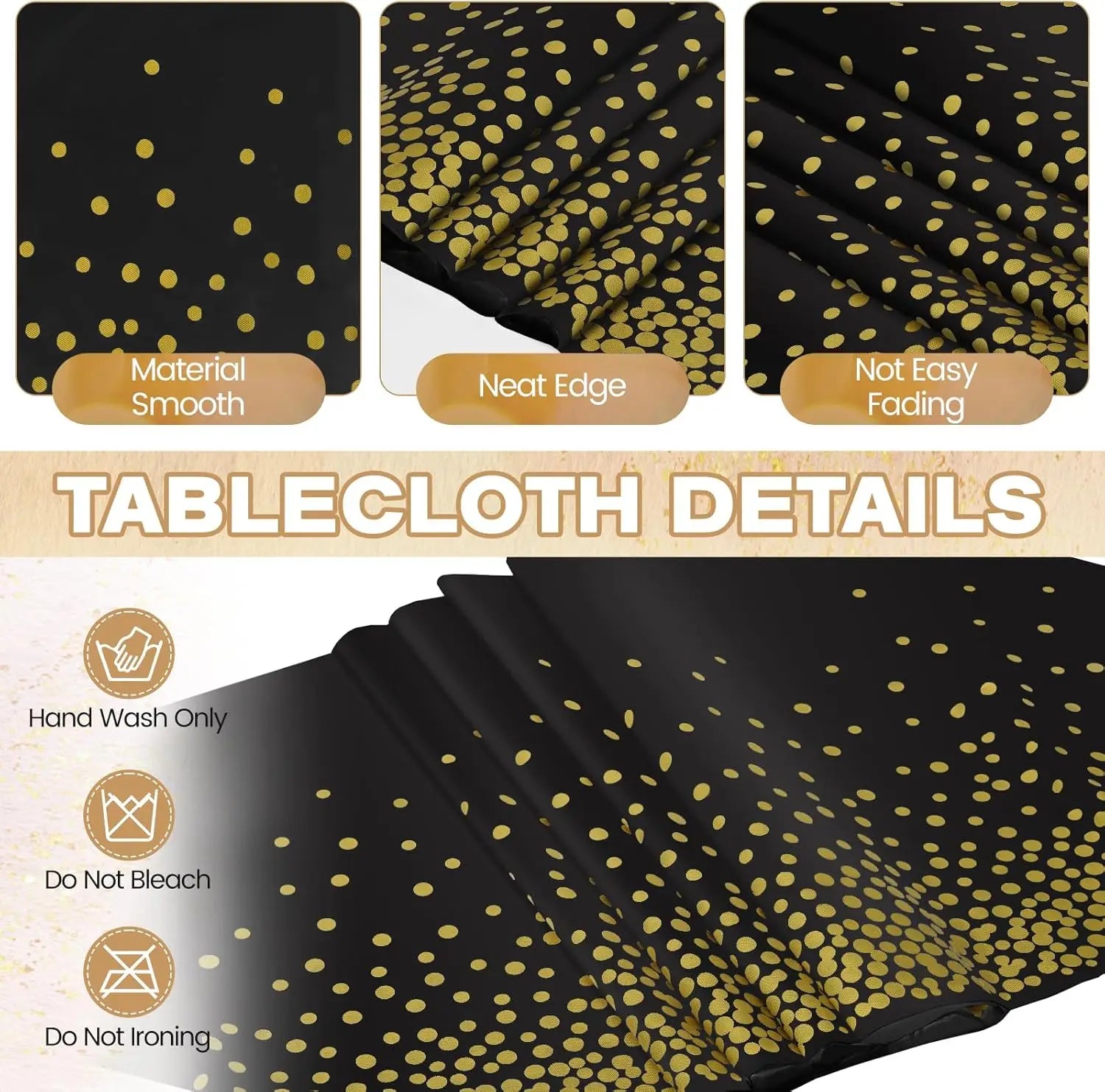 Disposable Table Cloth Plastic Tablecloths Party Table Cover for Graduations Birthday Thanksgiving Holloween Wedding Outdoor BBQ