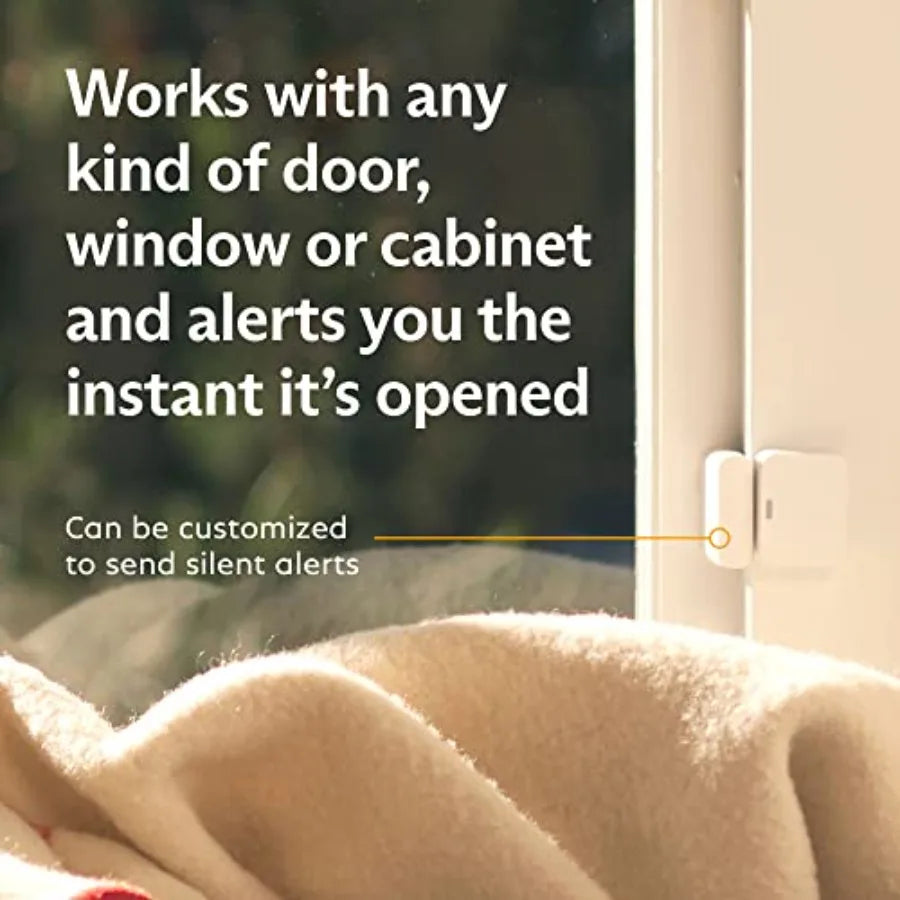 Wireless Home Security System for Indoor Use, 8-Piece Set