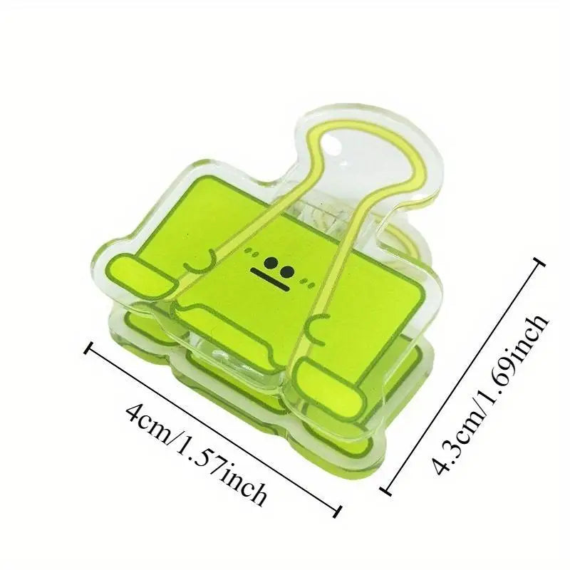 Colourful Cartoon Paper Clips, 6-Piece Set