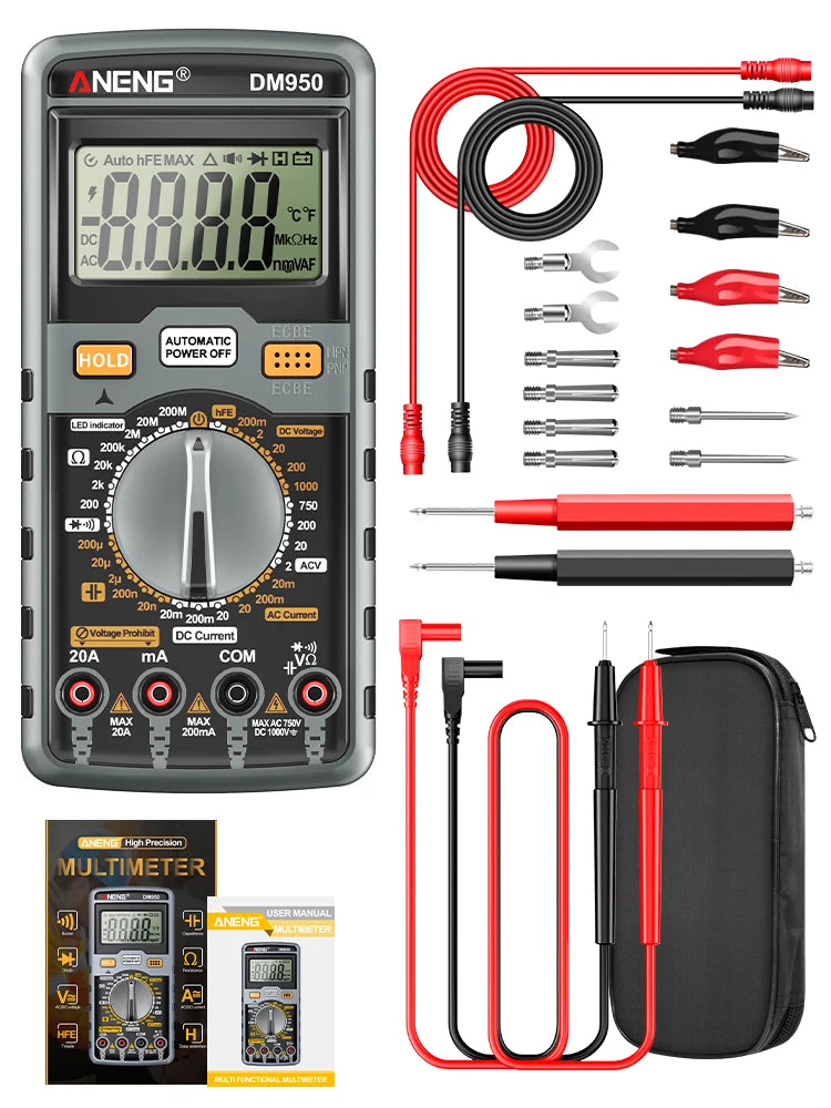 DM950 Digitalmultimeter - 1999 Counts