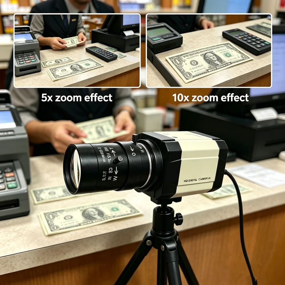 8MP UVC USB Webcam with 5-50mm Optical Zoom Lens