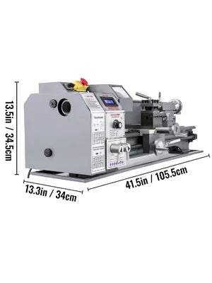 Mini metalinė tekinimo staklė su kintamu greičiu 550W–1100W, įvairių dydžių