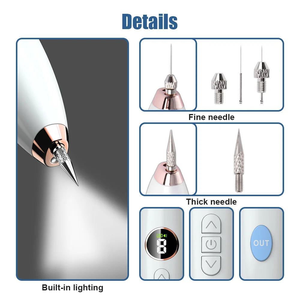 Miniaturowe urządzenie plazmowe do usuwania piegów i brodawek skórnych