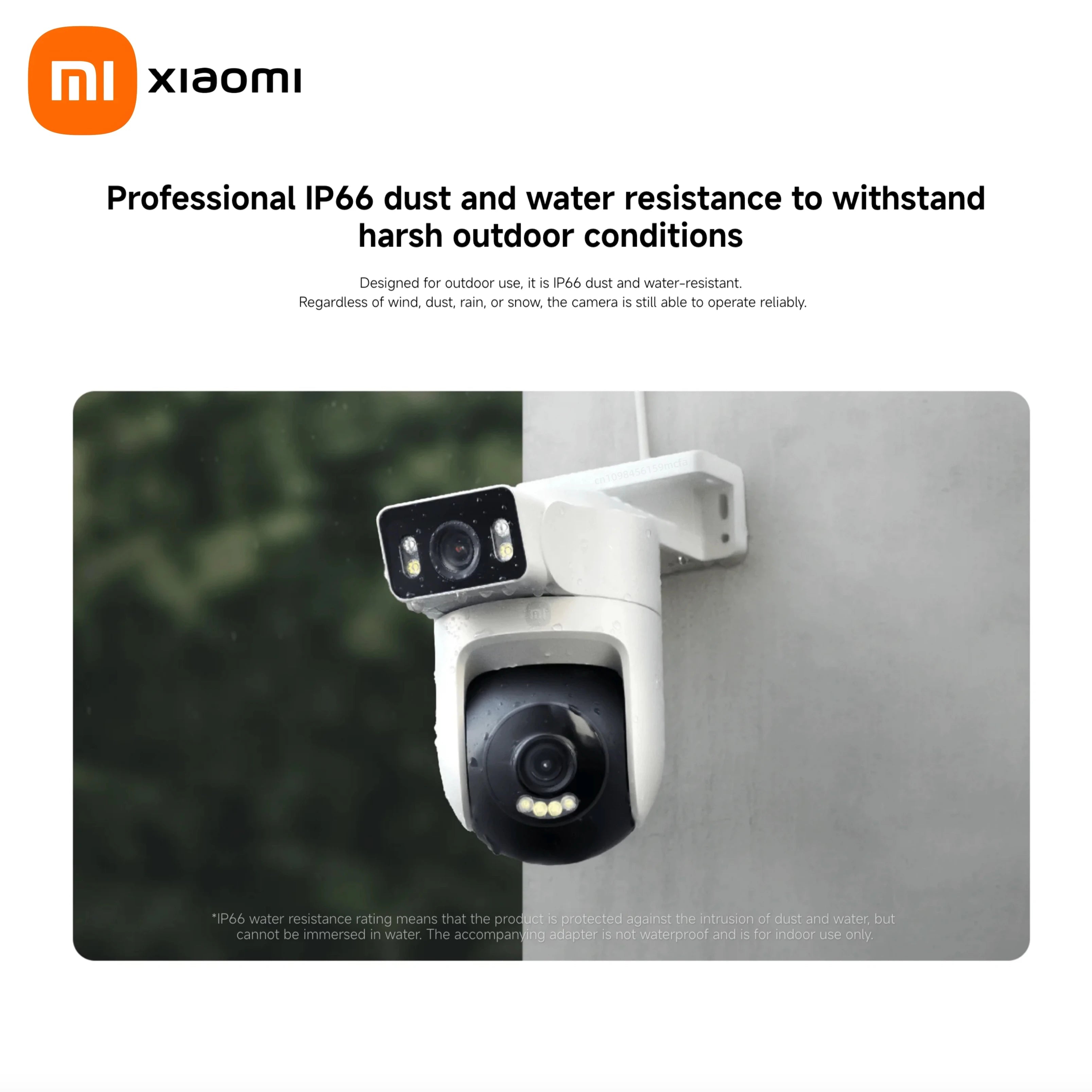 Xiaomi Outdoor CW500 Dual Camera Version IP66 Security Protection CCTV AI Detection Full-Color Night Vision Smart Home Mi home 