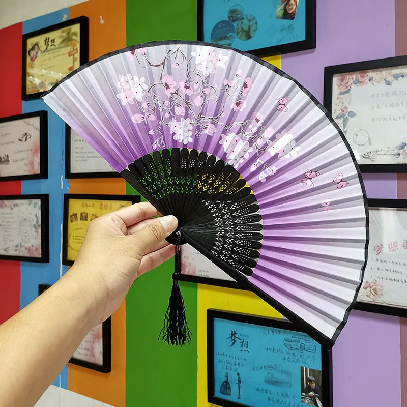 Folding Bamboo Hand Fan in Chinese Style