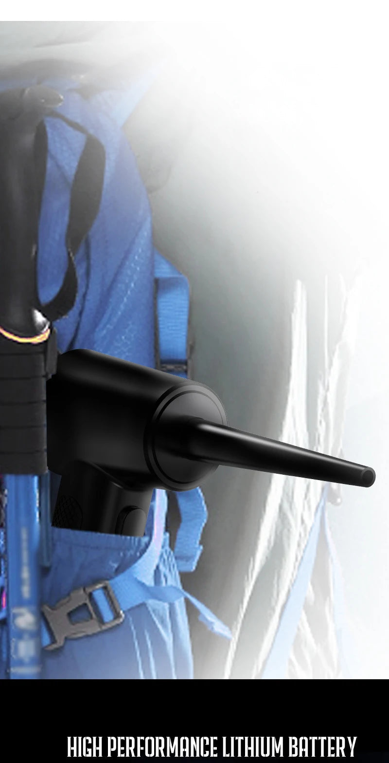 Protable Air Duster for Computer Cleaning 51000RPM Cordless Compressed Air Blower with LED Light for PC computers Keyboard Clean 