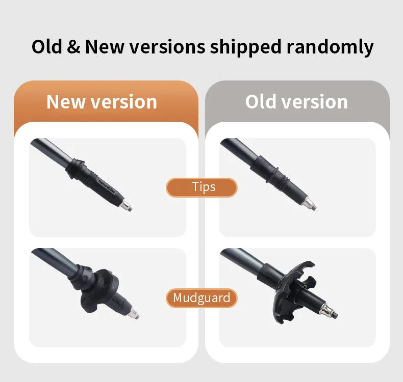 Carbon Fiber Trekking Poles Adjustable 103–135cm Ultralight Hiking Sticks
