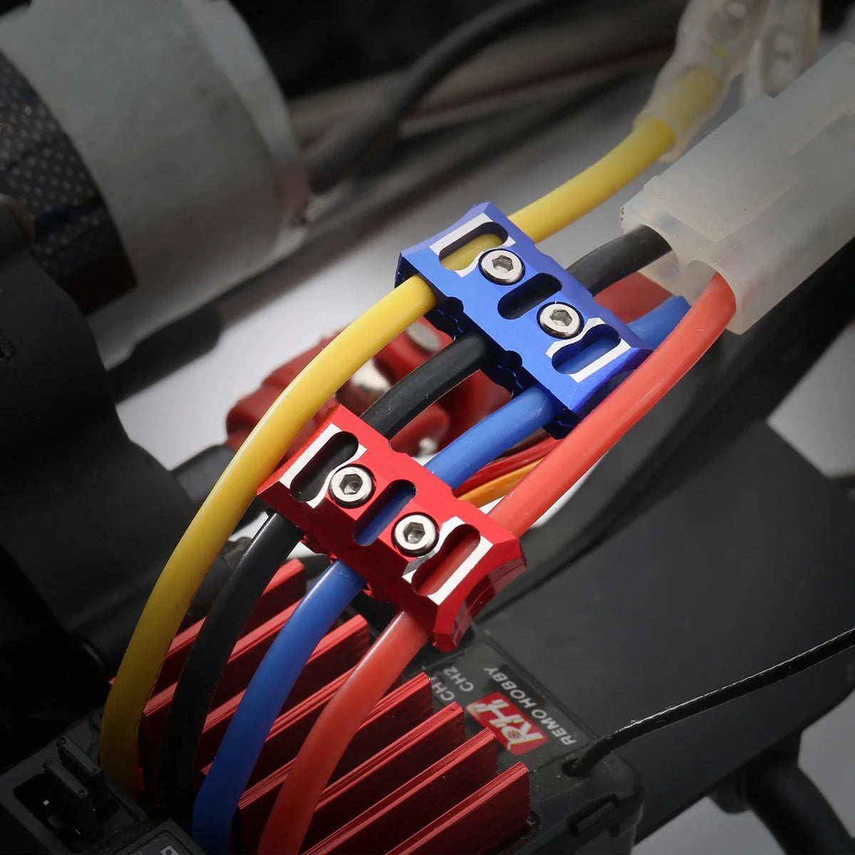 Aluminium RC ESC and Motor Wire Clamp
