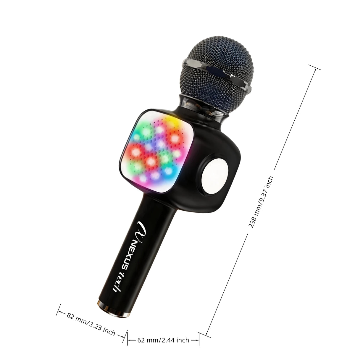 6-in-1 Karaoke Microphone with Bluetooth Speaker