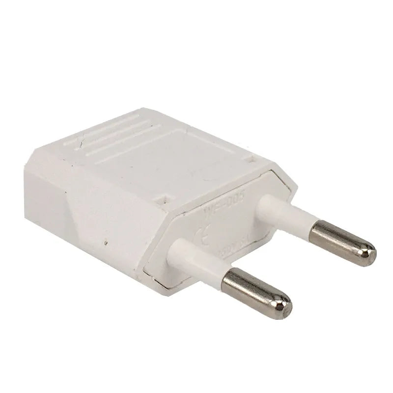 1pcs Power Plug Adapter US To EU Euro Europe Plug Power Plug Converter Travel Adapter US to EU Adapter Electrical Socket 