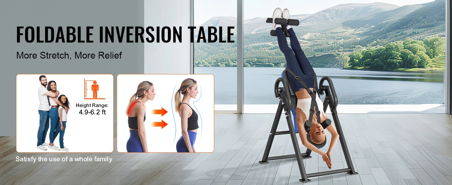 Heavy Duty Inversion Table Back Stretcher with Adjustable Height