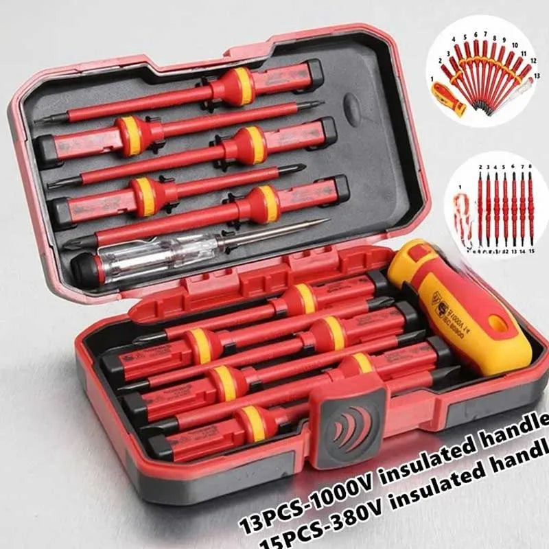 Interchangeable Screwdriver and Bit Set