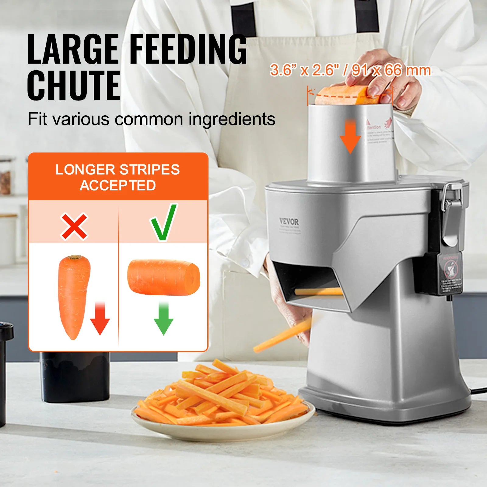 Electric 4-in-1 Vegetable Slicer for Fast Slicing, Dicing & Shredding